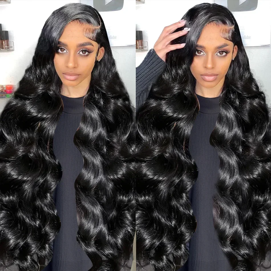 30 32 Inch Body Wave Lace Front Wig 13 X 4  Human Hair Wigs Transparent Lace Frontal Wig