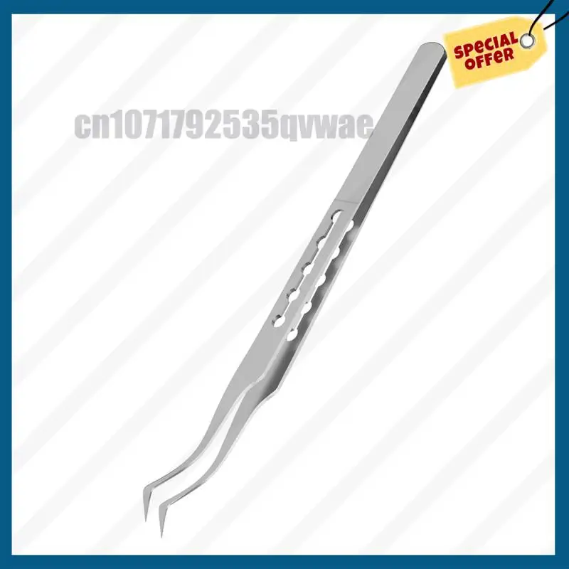 -A89Z Antistatische, korrosionsbeständige 4-teilige, nicht magnetische Pinzette aus Titanlegierung für präzise Motherboard-Schmuck-Reparaturzange