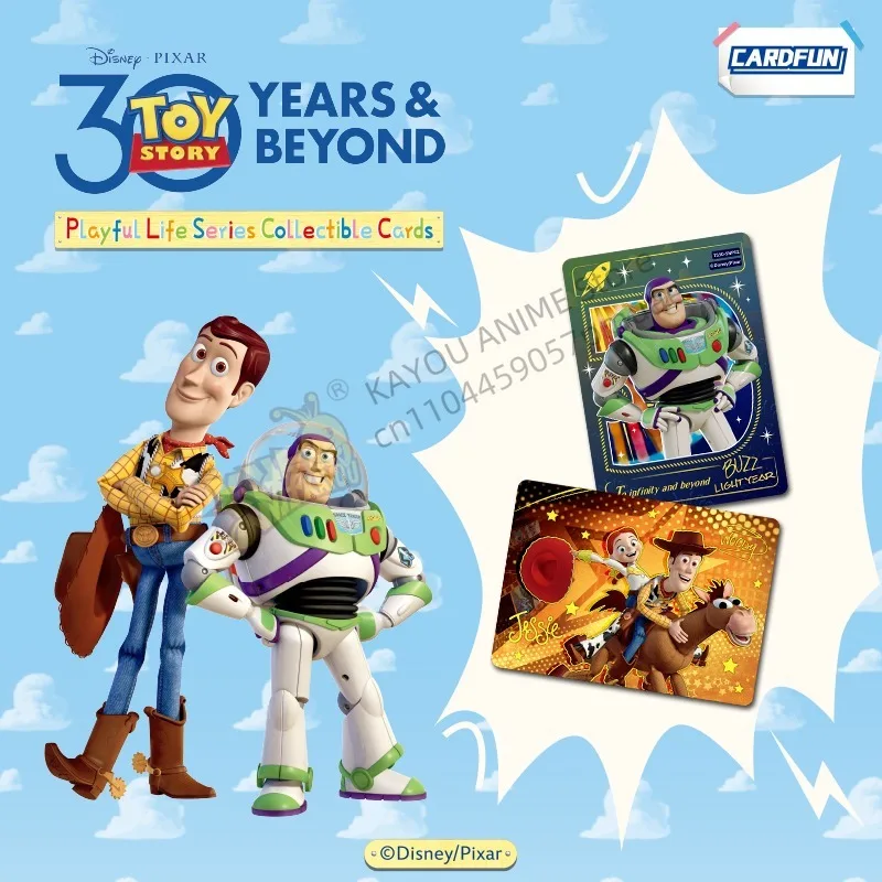 Card.fun Genuine Disney Toy Story 30th Anniversary Fun Life Series Woody Anime Peripheral Collection Original Box Card Gift
