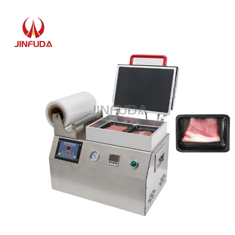 Meat Vacuum Packing Machine Fitted Vacuum Packing Machine Automatic For Meat Seafood Cheese Fruit