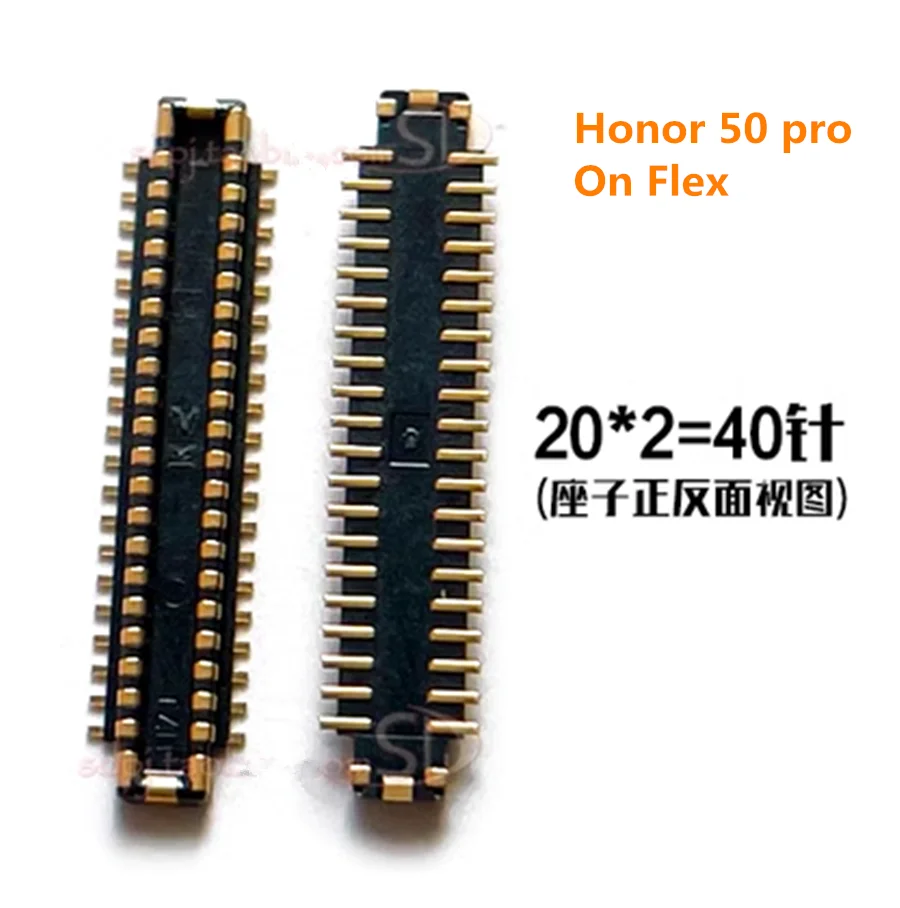 Display FPC Connector For Huawei P50 Nova 7 8 9 Pro/8I/8SE Honor V40 50 Pro SE Screen Clip Contact On Motherboard Flex 40pin LCD