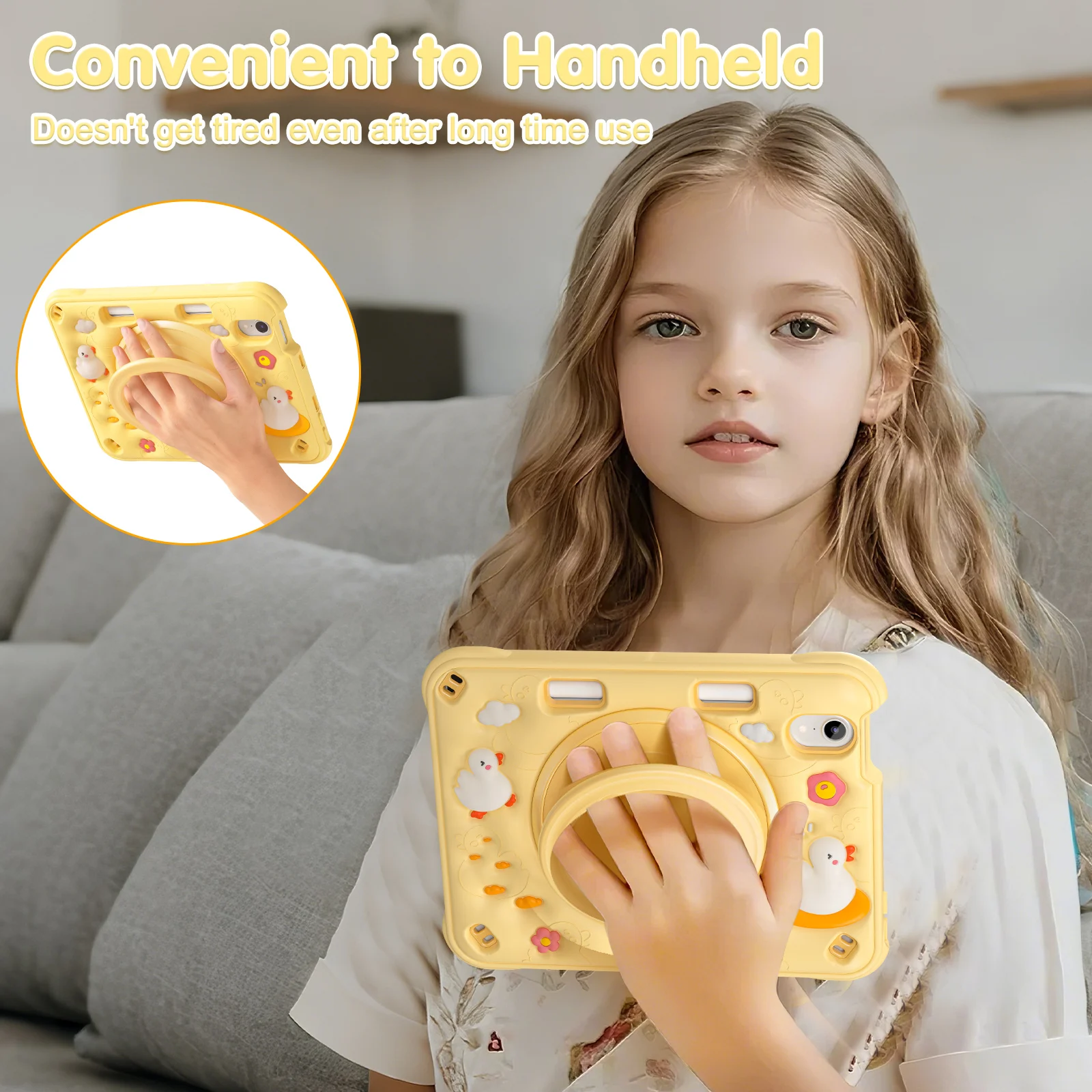 Cute Cartoon Case for iPad 11 2025 A16 Kids Tablet Cover For iPad 10 10.9 2022 Air 6th 11" 2024 Air 11 2025 M3 Pro11 2018 Funda