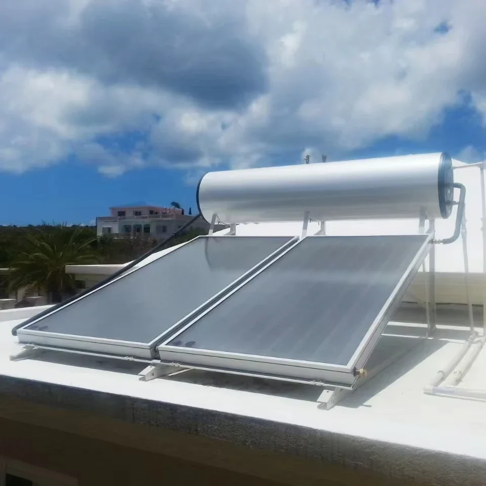 

【Hot】Good Quality New Arrivals Rooftop Flat Plate 300L Pressurized Energy Saving Solar Water Heater for Home Hotel & Outdoor Use