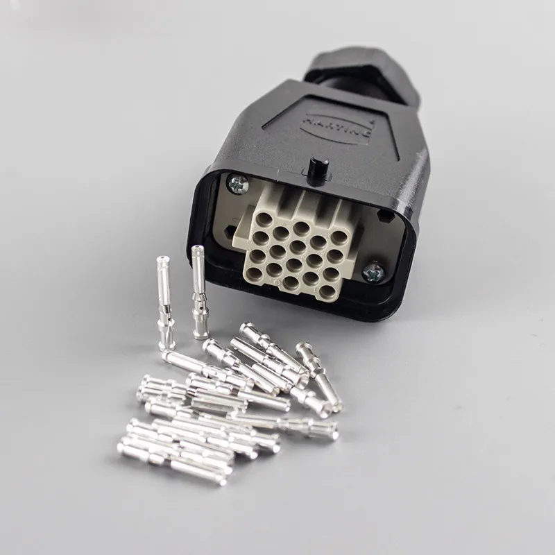 Connector HAN_Q17 female head kit, industrial original and genuine