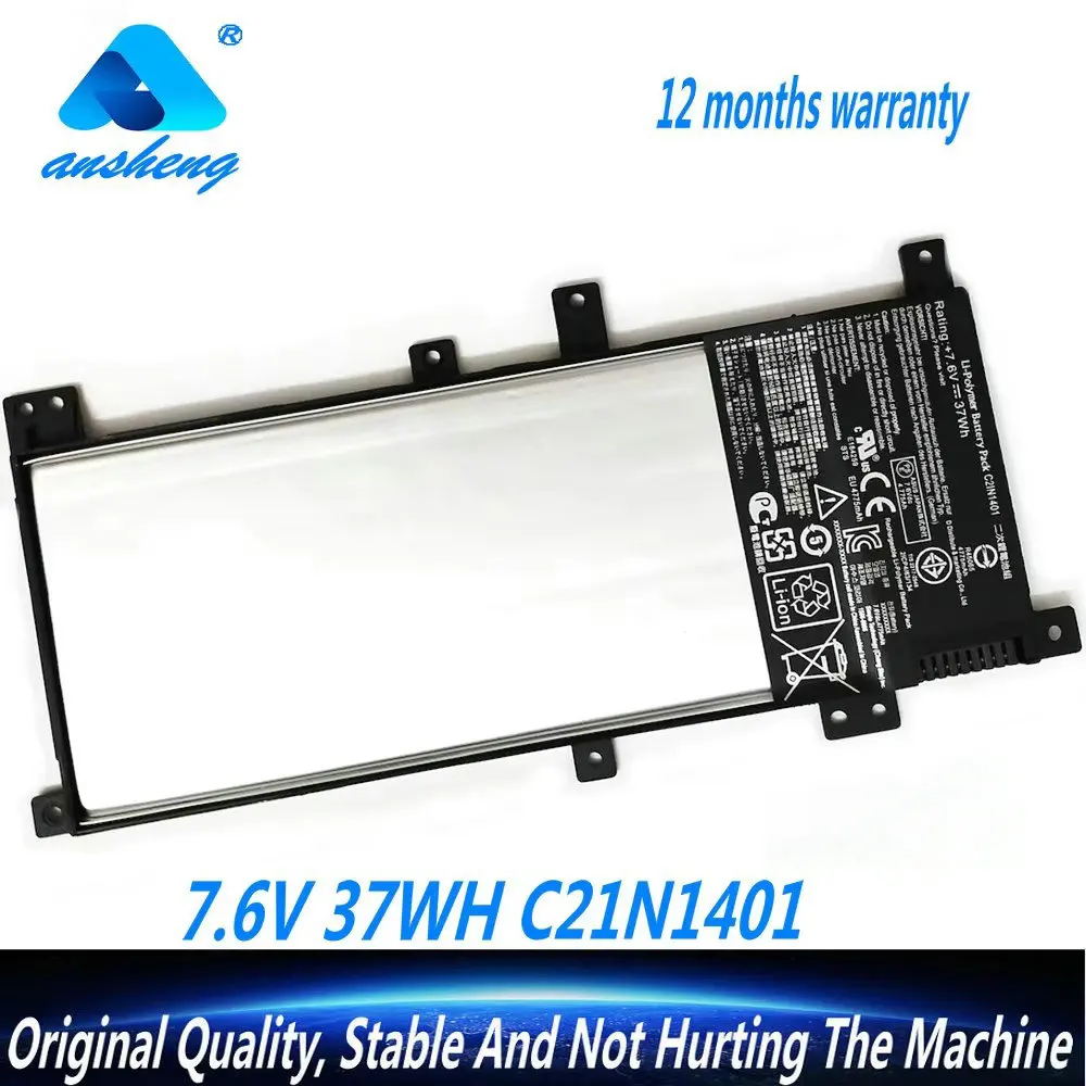 NEW 7.6V C21N1401 Laptop Battery For Asus X455L X455LA X455LD X455LF X455LN F455L F455LD R455LD Y483L Y483LD W419L K455L