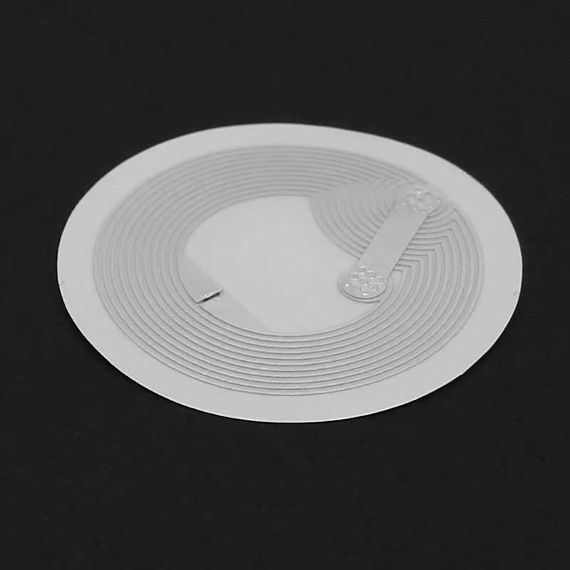 25mm 라운드 태그 스티커 NTAG215 안티 금속 접착 범용 라벨 10개