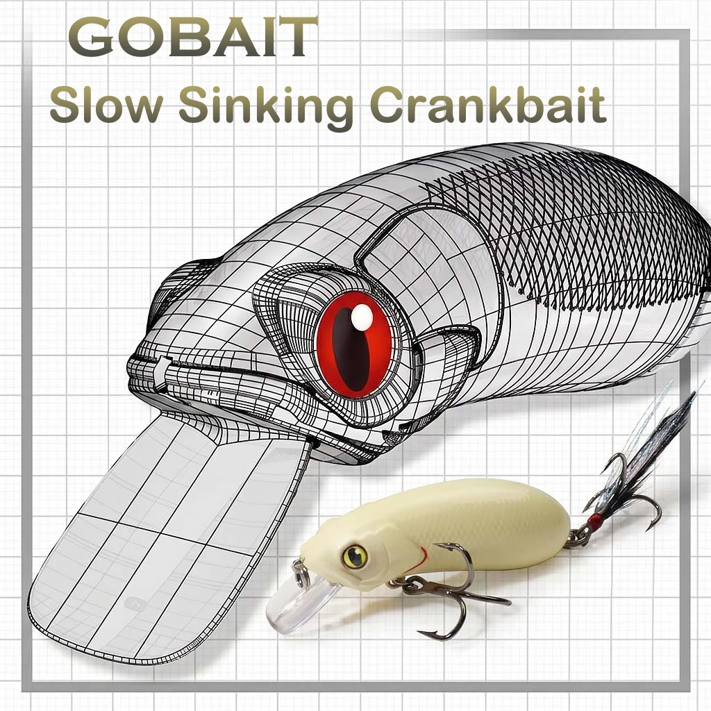 طعم صيد GOBAIT من نوع كرانكبيت - مراجعة Fishing Hook Treble وسعره