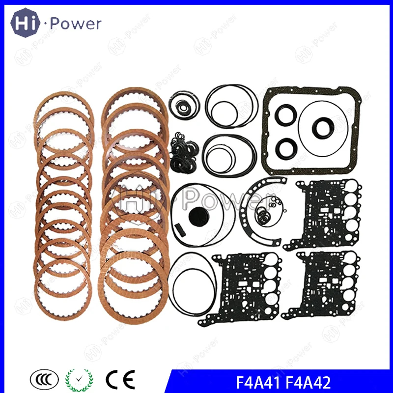 

F4A41 F4A42 Auto Transmission Seal Overhaul Kit Clutch Friction Plate Gaskets For Hyundai Kia Mitsubishi Gearbox Disc Kit F4A4B