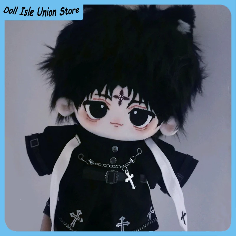 

Chrollo Lucilfer Attributes Cotton Doll Lovely Handsome Plush Stuffed Toy Can Dress Up Figurine Plushie Cosplay Anime Gift 20cm