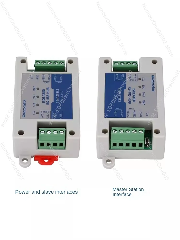 

Two Master One Slave Multi Slave 485 Repeater Buffer Snap MODBUS Dual Host Photoelectric Isolation Hub