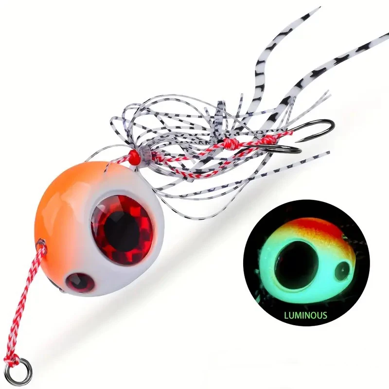 40G-180G Jig Salzwasser Angeln Lockt Bass Wobbler Karpfen Crankbait Pesca Künstliche Tackle Meer Angeln Locken jig Köder Mit Röcke