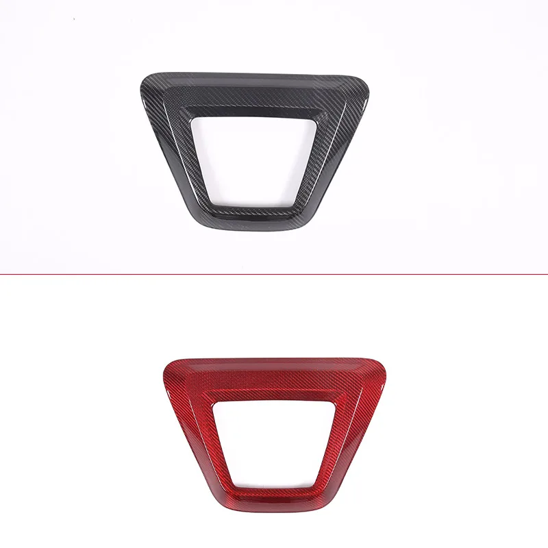 Real Carbon Fiber For Toyota Supra A90 2019-2023 Car Rear Tail Lights Brake Light Frame Decorative Stickers External Accessories