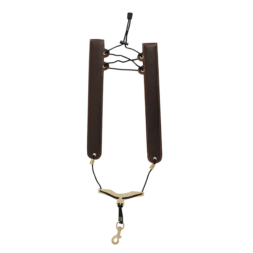 Breathable Saxophone Strap Adjustable Saxophone Strap Performances Reduces Neck Pressure Secure Fit Versatile Design