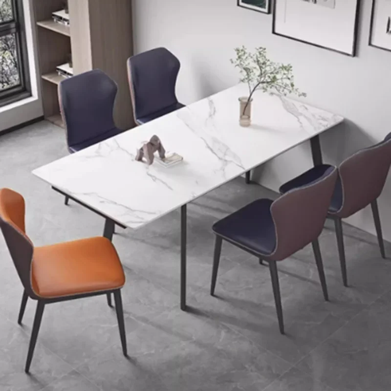 

Living Room Hallway Dining Table Nordic Modern Designer High Dining Table Space Saving Corner Mesas De Comedor Home Furniture