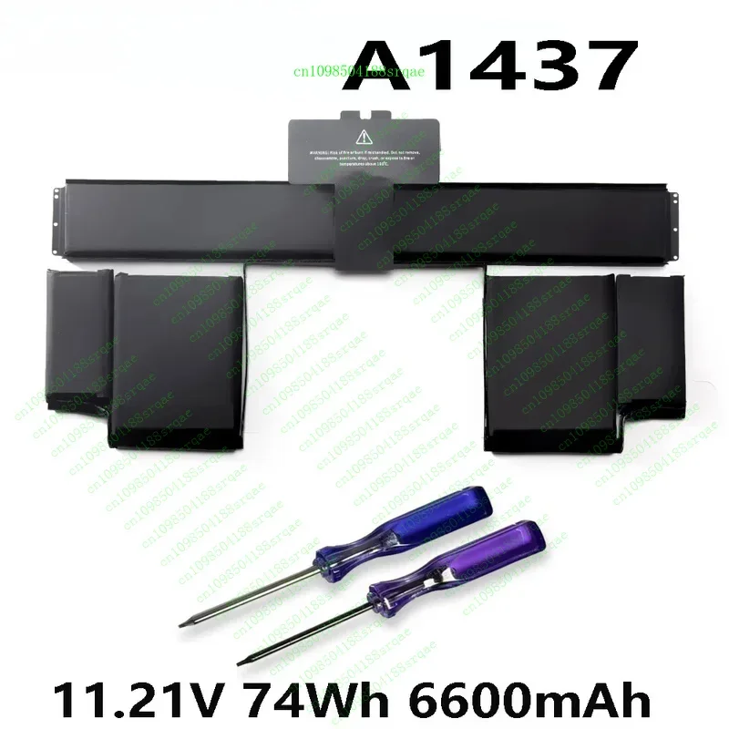 

A1437 11.21V 74Wh Laptop Battery For Apple MacBook Pro 13.3" A1425 Retina Series Late 2012 Early-2013 Version MD101 MD21"% Test"