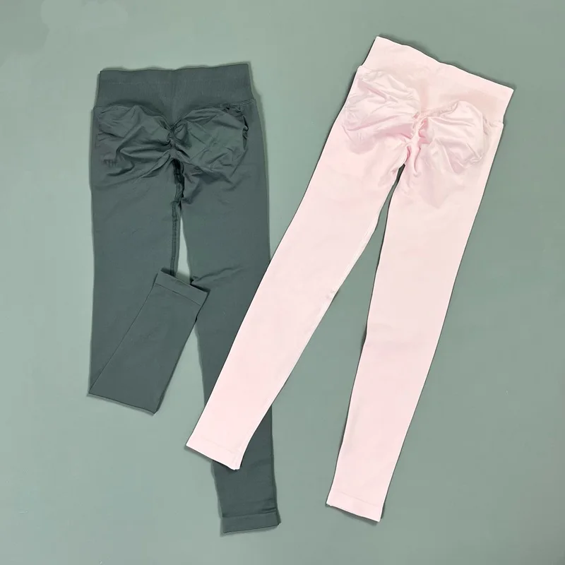 Gym Leggings Seamless Breathable Slim Fit Quick Dry Women Yoga Pants Butt Lifting Tummy Control Fitness Workout Sports Legging
