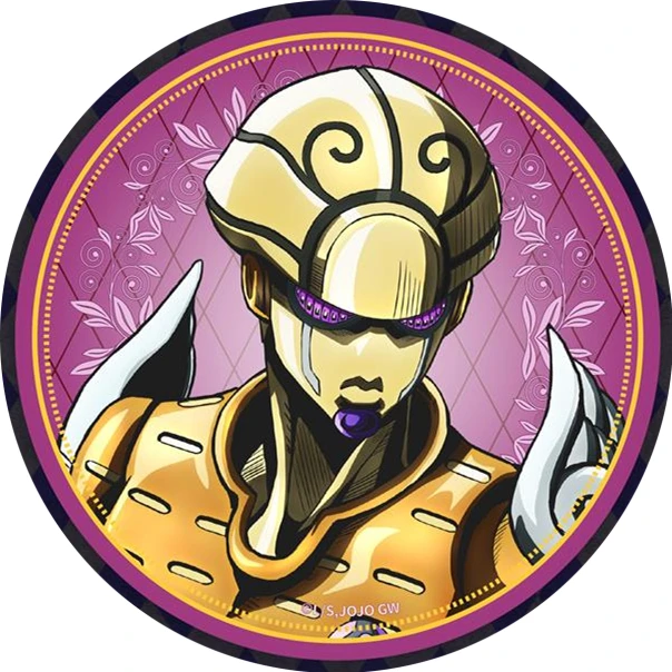 58mm Anime Le Bizzarre Avventure di JoJo Giorno Giovanna GIOGIO Bruno Buccellati COSTUME Cosplay Distintivo Spilla SPTE Spilla in banda stagnata ﻿   Prop