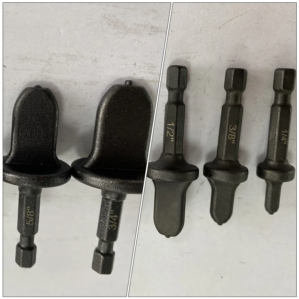 

5 Pcs Copper Pipe Bit Repair Tool Swaging Accessories Bearing Steel Drill for Refrigeration Maintenance