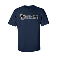 Dharma Initiative T-Shirt Lost Shirt Summer Breathable Camisetas Nostalgia Retro Street Fashion Tops High Quality Cotton Tops