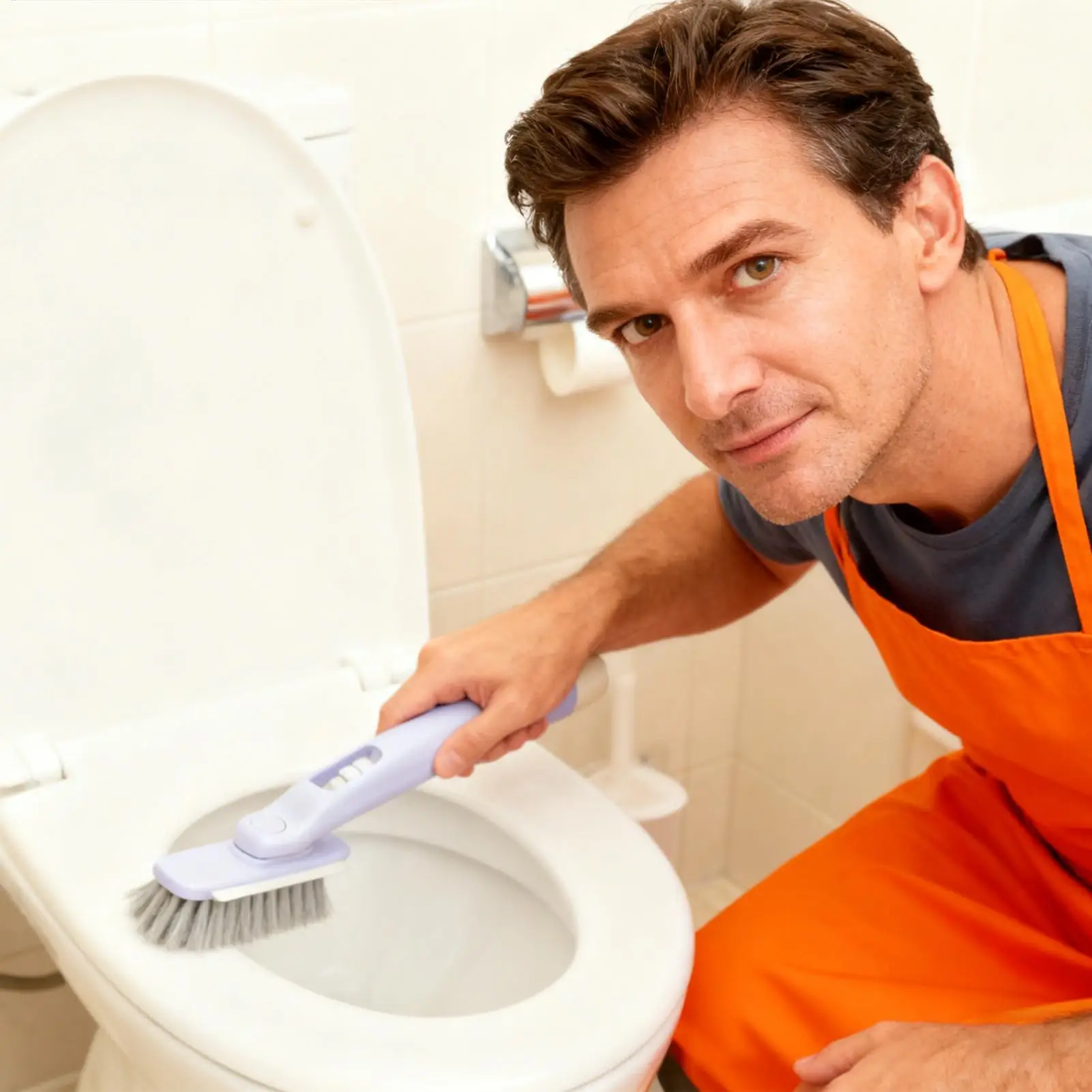 Spazzola per la pulizia delle malta Prodotti ergonomici per la pulizia della casa Spazzola per la pulizia stretta della cucina per la doccia del bagno di casa con scanalatura