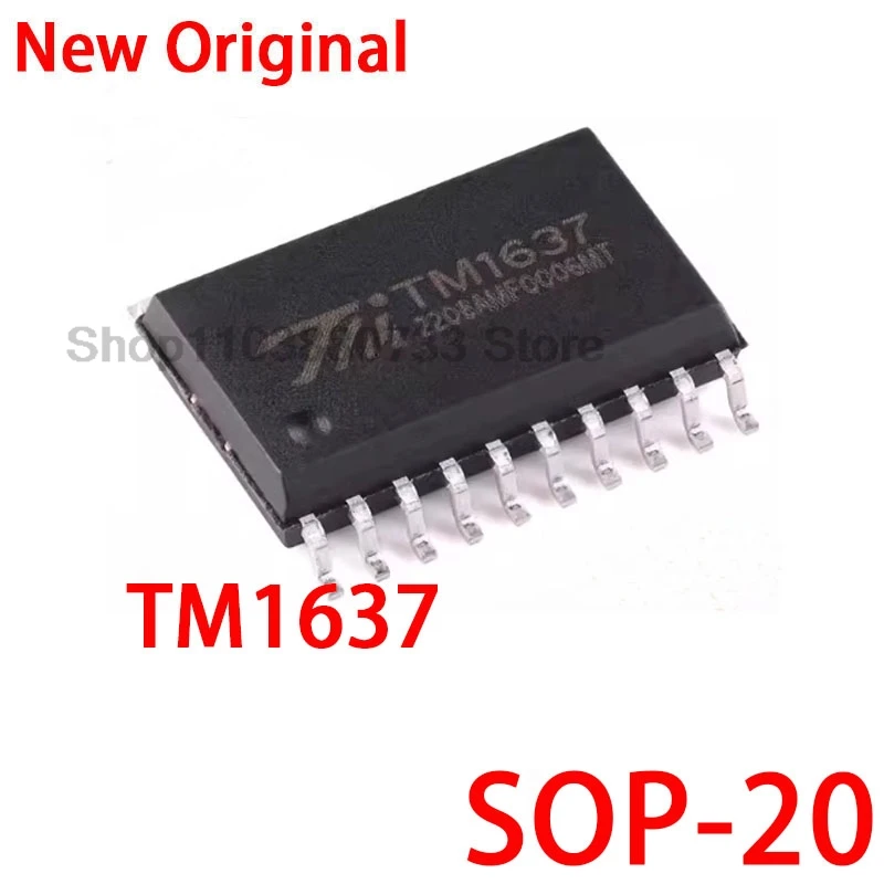 10PCS 100% New TM1637 1637 SOP-20
