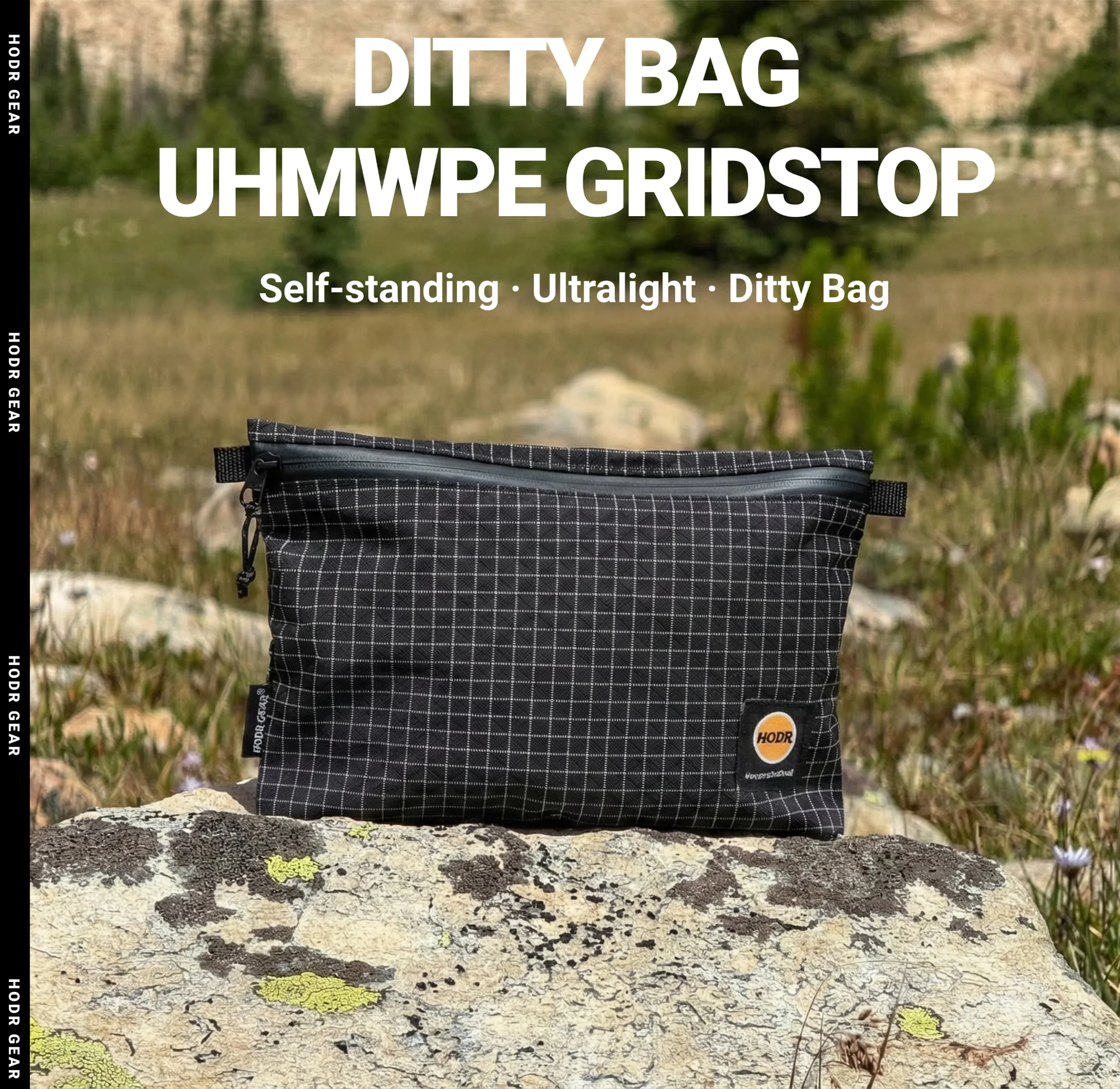 [HODRGEAR] Ditty Bag Ultraleichte, selbststehende Gripstop UHMWPE 210D Aufbewahrungstasche 18g Reiseorganizer für Erste-Hilfe-Set und Reisepass – Detail 1