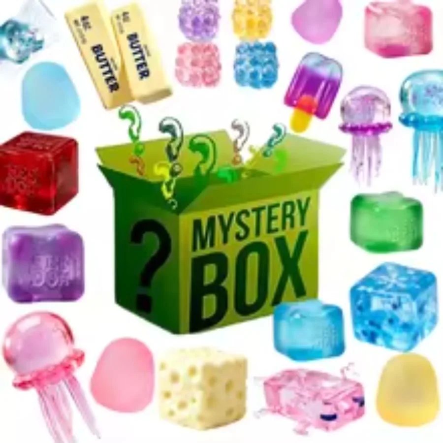 

Nice Cube Sensory Stress Reliever Fidget Tool for Anxiety &Focus Desk Sensory Cube for Adults & Squeeze Toys Blind Box