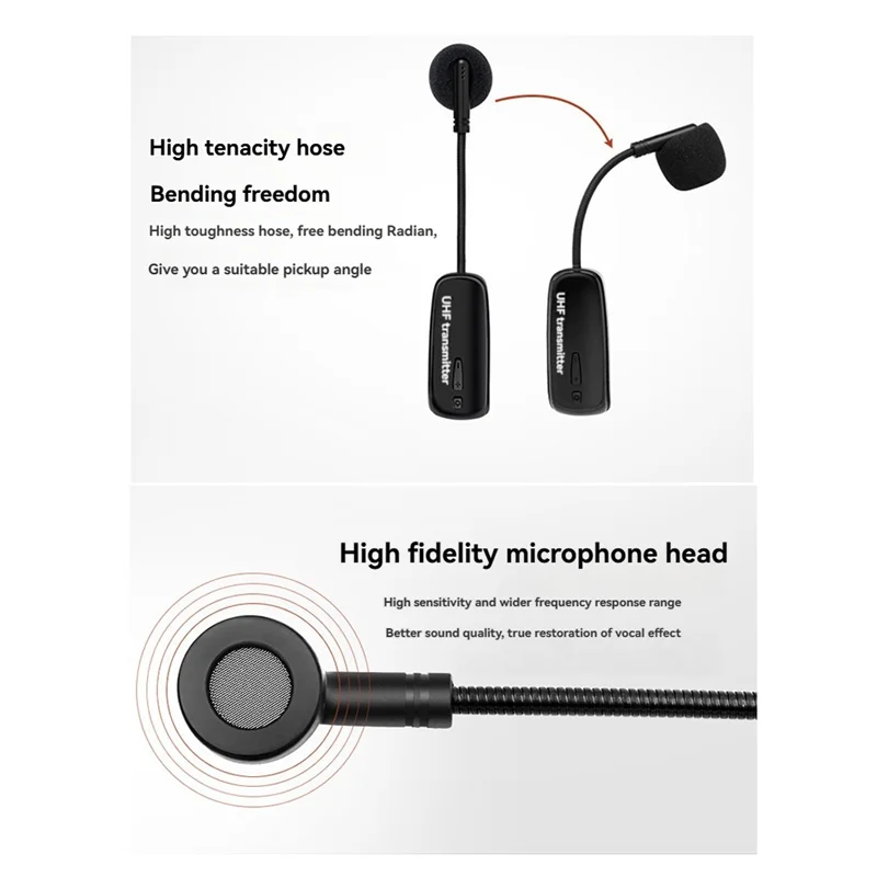 AC56-Clip-On Microphone For Musical Instruments - Versatile Mic For Erhu Pickup Amplifier