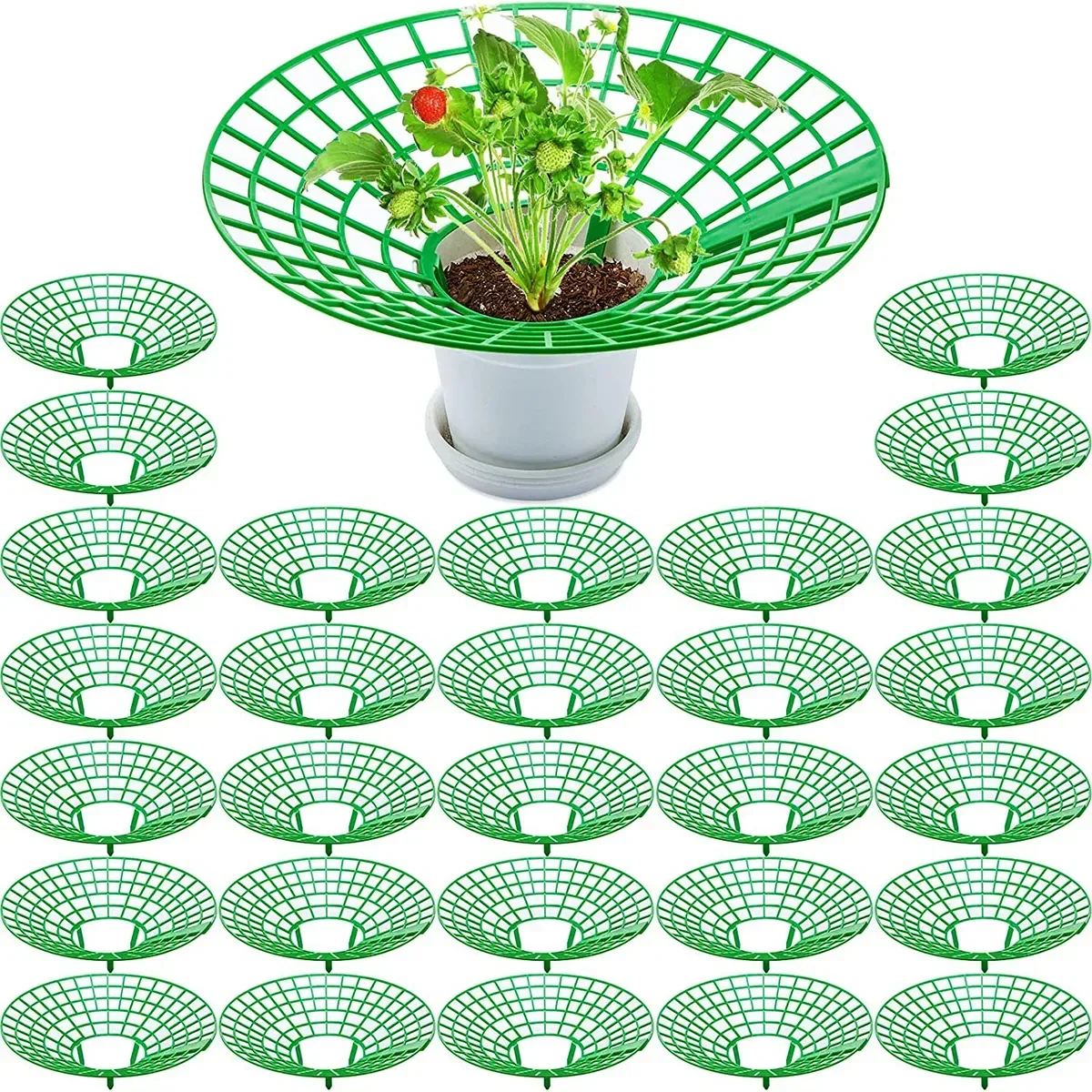 10/20Pcs Strawberry Plant Supports with 3 Sturdy Legs Strawberry Growing Racks Protector Frame Holder Cage From Mold Rot Dirt