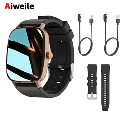 2.01 Inch Aiweile AW63 Smart Watch Men Clock Smartwatch Bluetooth Call Fitness Wristwatch for Android IOS Lightweight PK LT10