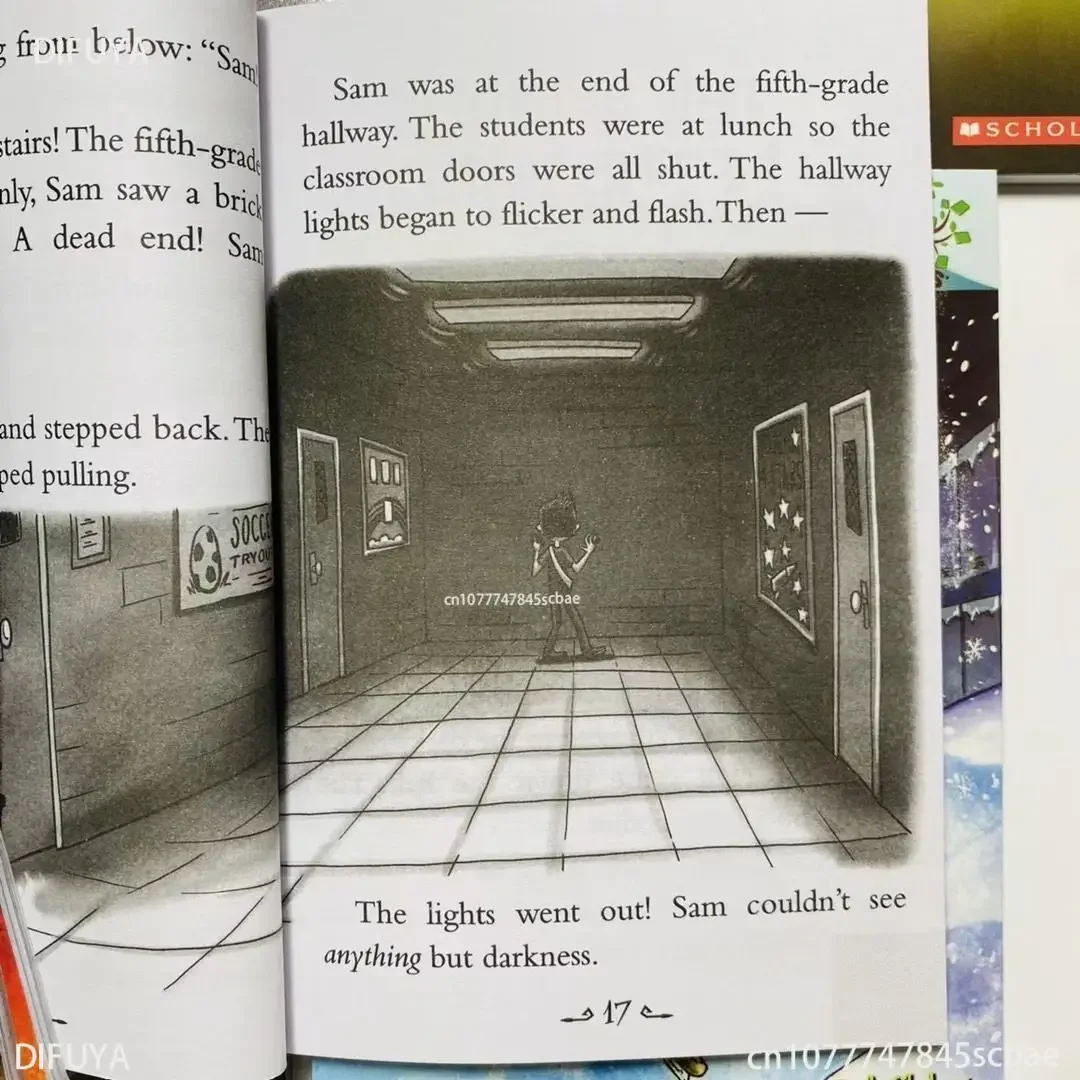 10 volume Eerie SD aneh Sekolah Dasar versi bahasa Inggris asli buku cerita anak-anak membaca tidur