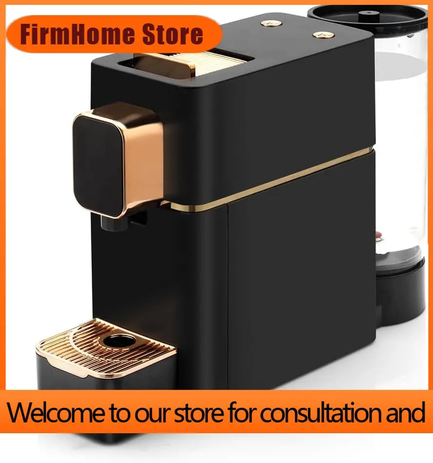 FirmHome StoreMini Espresso Machine For Capsules, Single Serve Espresso Maker, Compatible With Nespresso Original, Black
