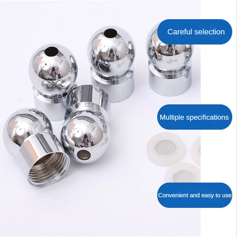 1PCS Shower Head Top Spray Connect Joint Copper Universal Rotation Joint Faucet Replacement Spout Bathroom Sprinkler Accessories