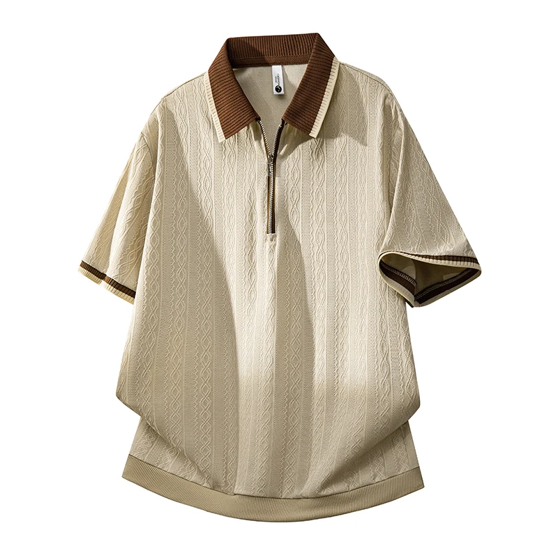 Summer 2026 new style Short Sleeve Polo Shirt Men High-Quality Fashion Trend Comfortable Versatile Loose Casual T-Shirt men