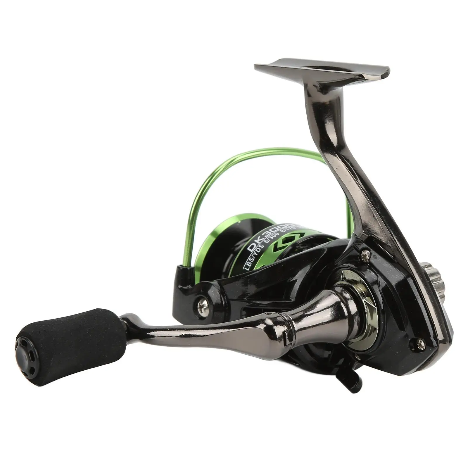 Heavy-Duty Metal Fishing Reel DK2000-7000 Series - 5.2:1 Gear Ratio, 45° Large Chamfer Design