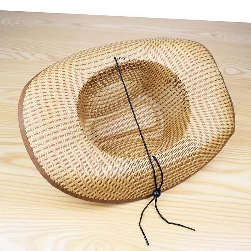 Summer Beach Surf Straw Hat for Men Wide Brim Hat