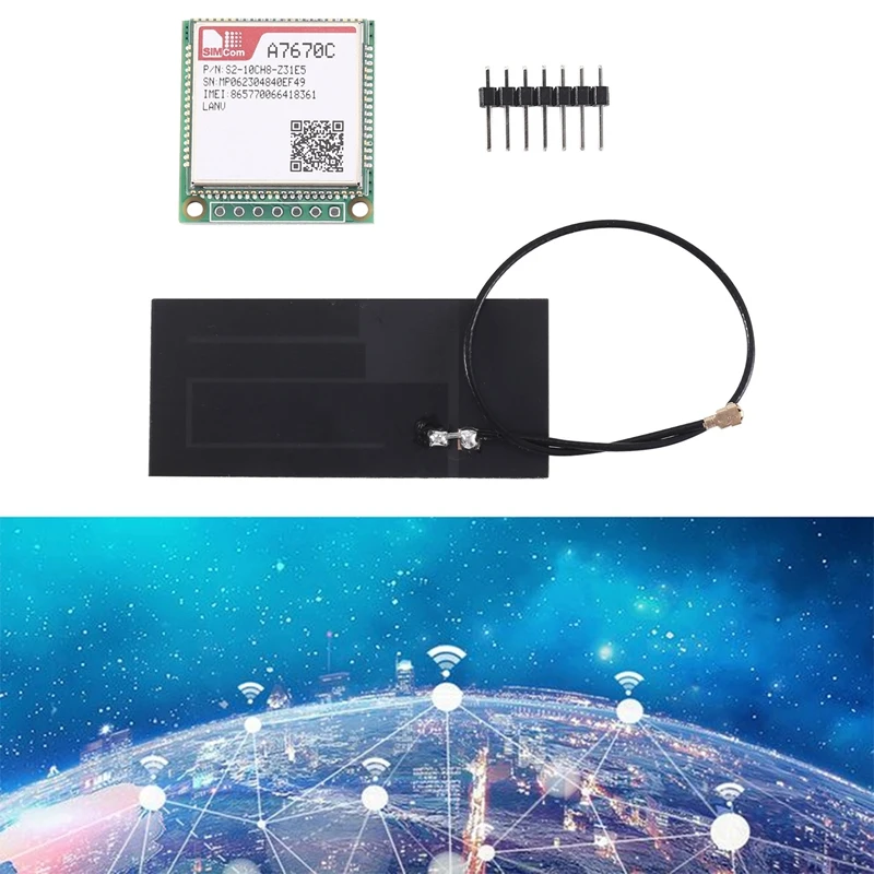 Módulo de placa de desarrollo de núcleo portátil Módulo 4G CAT.1 Banda de paso de red completa 2G STM32 Routine FS-Mcore-A7670C