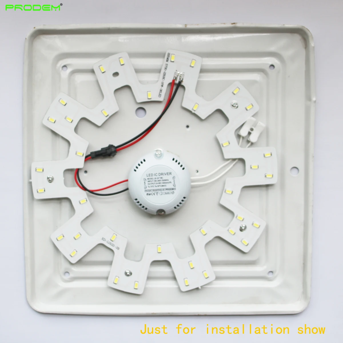 Easy Replace DIY kits 2 PACK Sun Flower Round 18W LED PCB Circular Board Panel Down Light Techo Lamp 110V 120V 220V 230V 240V