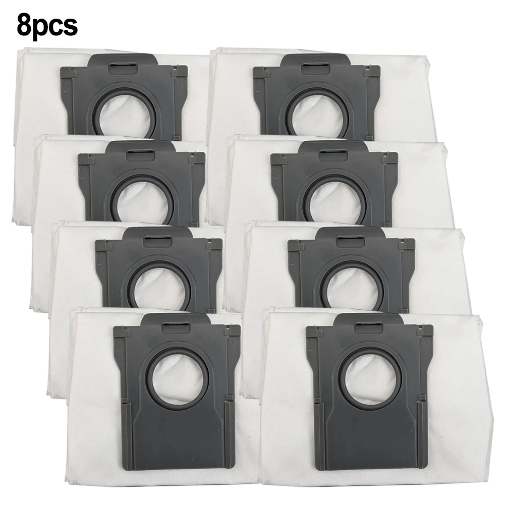 8 Pack Dust Bags Multi-Purpose Dust Bags Sturdy Construction Design For L10s Plus Robot Vacuum Efficient Vacuum Cleaner Bags