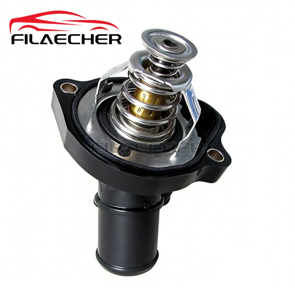 Thermostat Housing Assembly RT1193 for Ford Mazda 2.0 2.3 2.5L - 05-19 Escape, 03-11 Focus, 06-20 Fusion, 07-11 Ranger, Mazda 6
