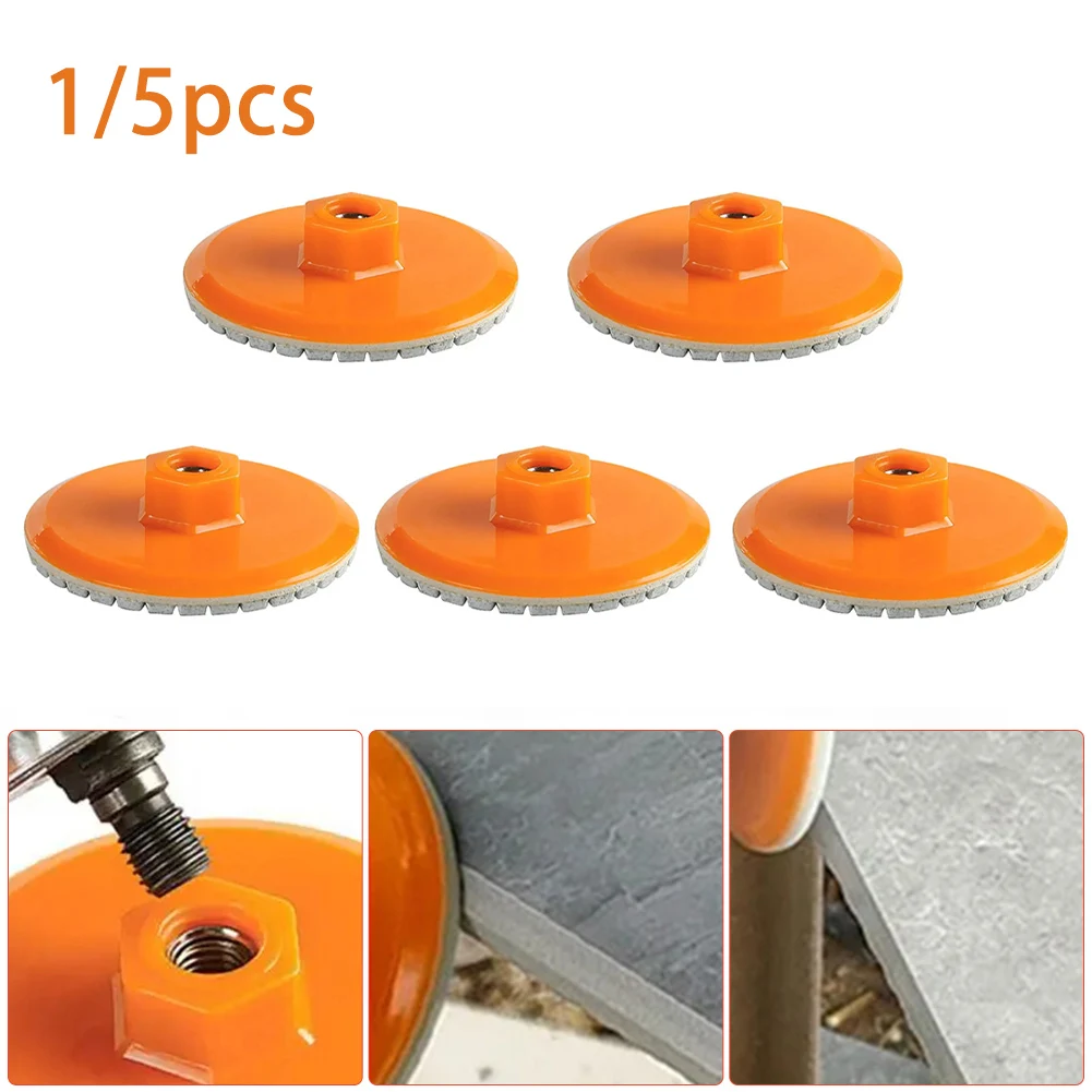 

1 Or 5pcs 80mm Polishing Pad Wet Dry Buff Disc Abrasive For Sanding Marble Granite Concrete Grinding Countertop Stone