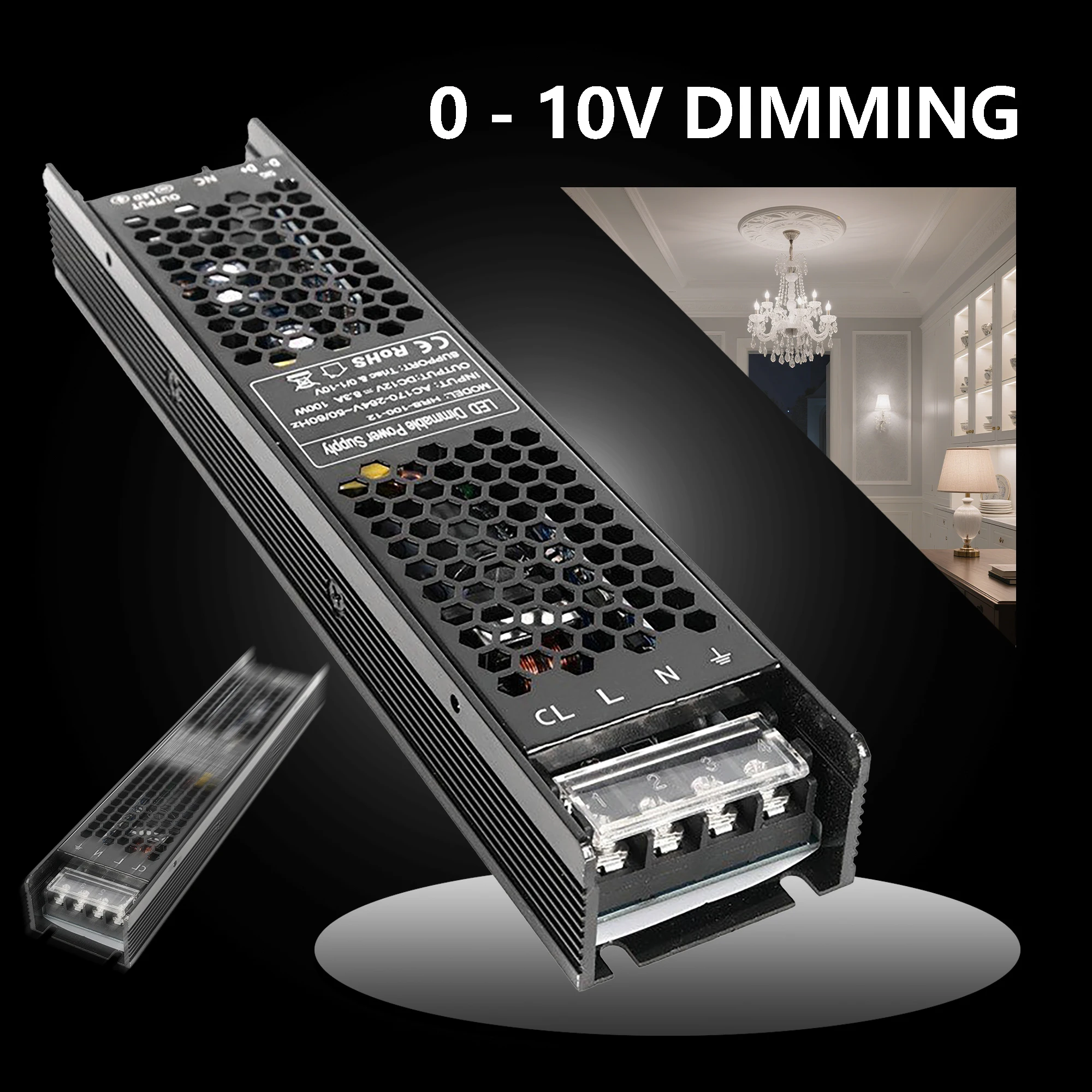 60W/100W/150W/200W/250W/300W DC12V/24V 0-10V transformer intelligent lighting dimmable three terminal bidirectional thyristor