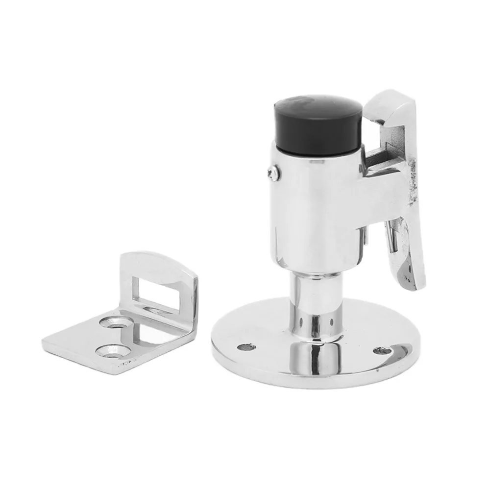 Durable Construction 316 Stainless Steel Door Stop Silver Door Stopper Door Catch Holder RV Installation