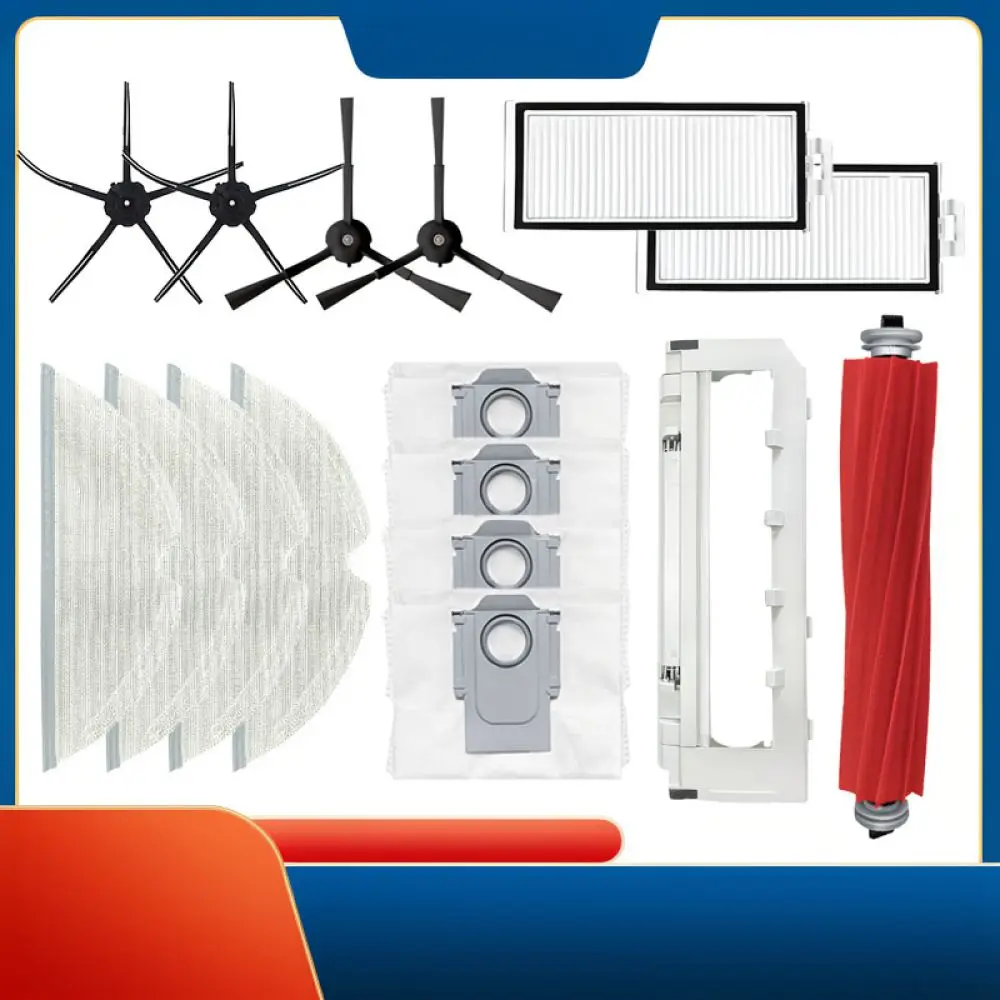 Robot Vacuum Cleaner Parts For Roborock Q7 Max Plus T8 Kit Main Roller Side Brush Filter Replacement Mop Cloth Bags