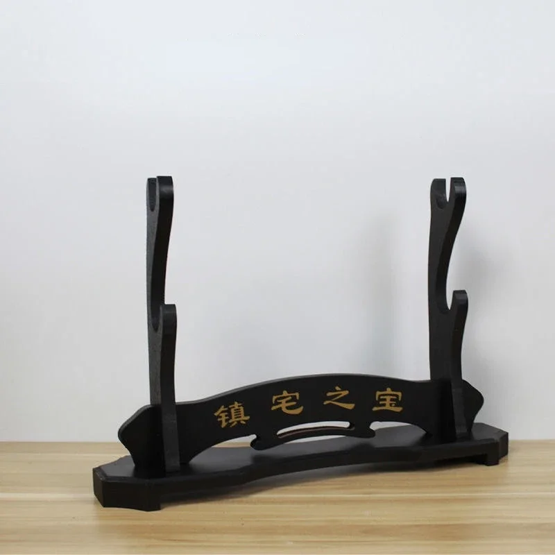 

Japanese Samurai Sword Holder Black Wood Wall Mount Samurai Sword Katana Holder Stand Hanger Bracket Rack Display 1/2/3 /4 Layer