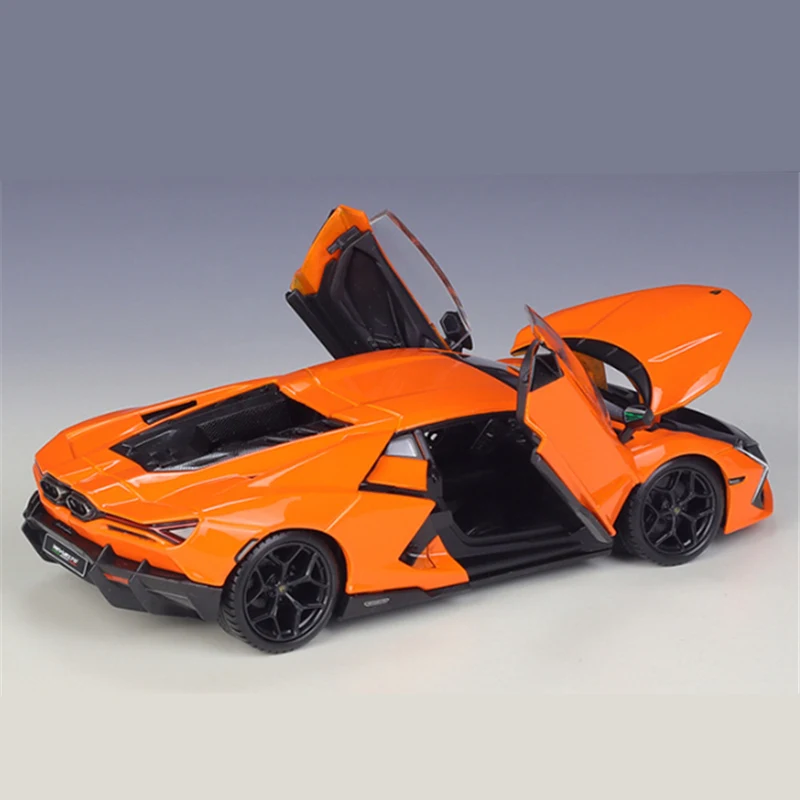 Bburago 1:24 Lamborghini Revuelto Alloy Sports Car Model Simulation Diecast Metal Racing Car Vehicles Model Collection Kids Gift