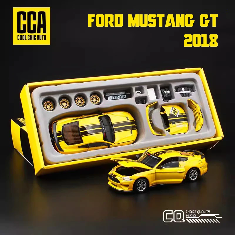 CCA 1:42 2018 Ford Mustang GT Alloy Toy Car Model Racing Alloy assembly series sports cars Fitting styles