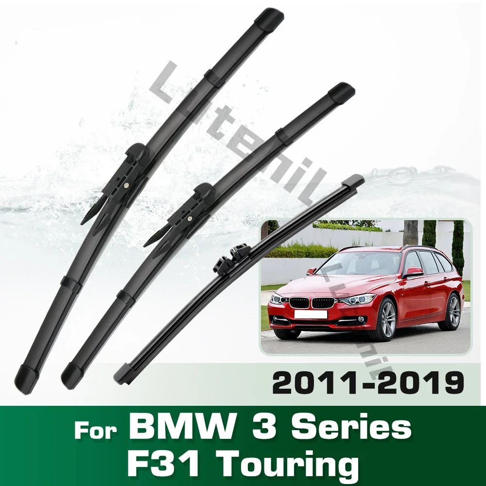 

Для BMW 3 серии F31 Touring 2011-2019 стеклоочиститель с левым рулем, комплект передних и задних щеток стеклоочистителя, лобовое стекло, 24 "+ 19" + 11"