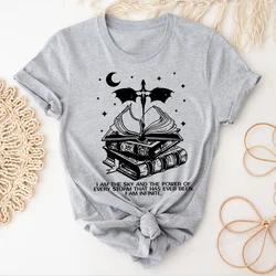 Fourth Wing t-shirts women designer comic summer top female 2000s clothing
