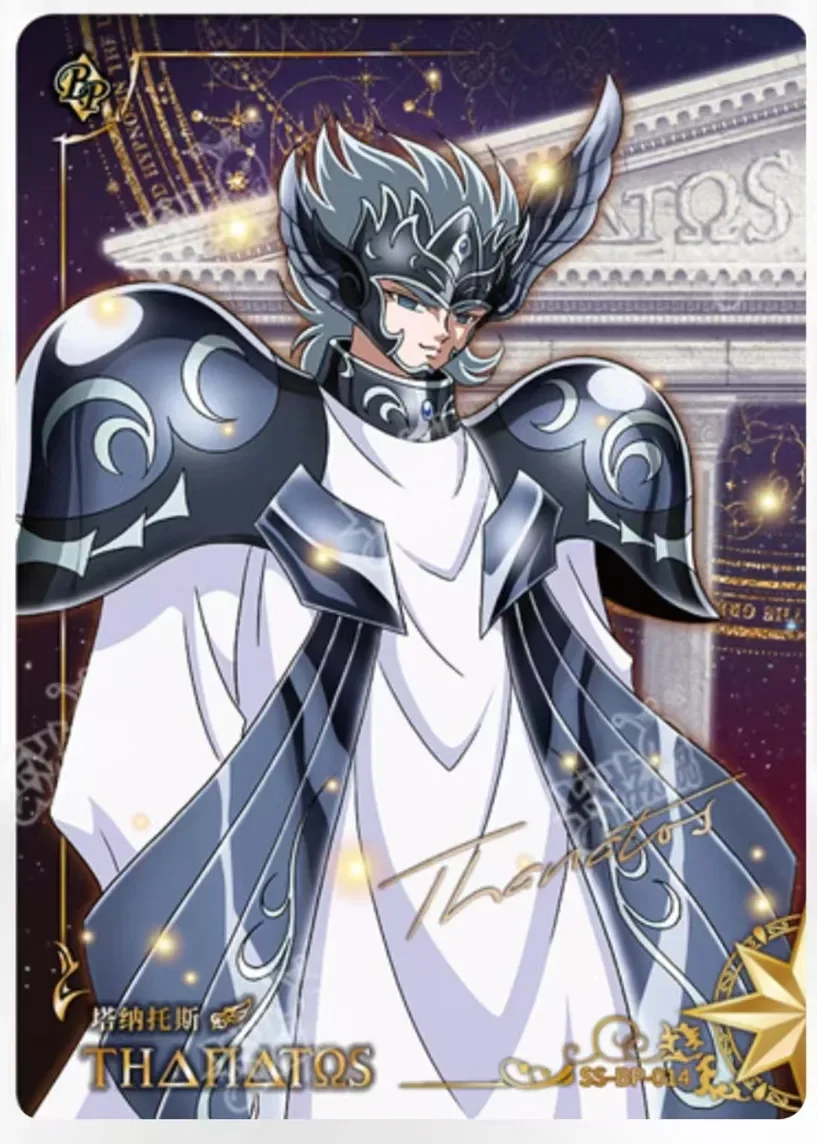 KAYOU Genuine Saint Seiya Card Athena Hades Seiya Thanatos BP Anime Rare Limited Character Collection Card Kids Gift Toys